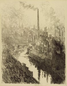 The Big Chimney, Sheffield, 1910